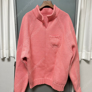 [OS] STU 24FW Collar Knit Pink 샘플