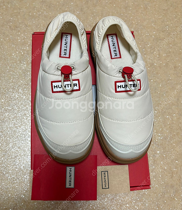 헌터 인아웃 슬립온 화이트--0