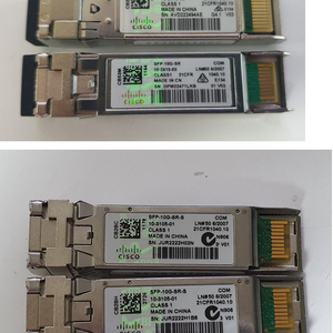 CISCO 10G SFP+ 광모듈 / 시스코 정품, 홀로그램 있음 / LC 멀티모드 지빅, 트랜시버