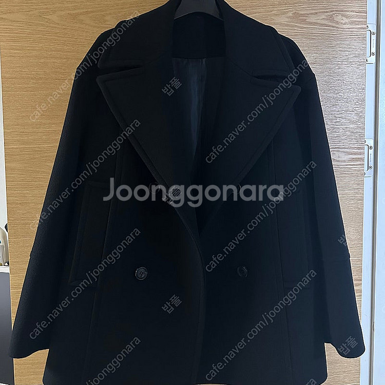 준지 스탠다드 피코트 블랙 44--0