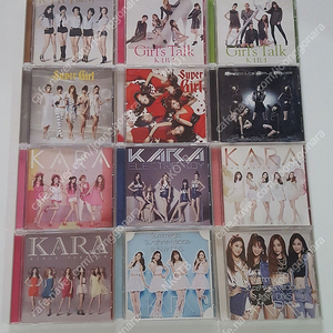 카라 (KARA) 일본 CD 12장