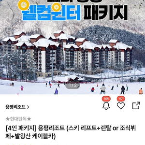 용평리조트 타워콘도 (1월30일~1박)