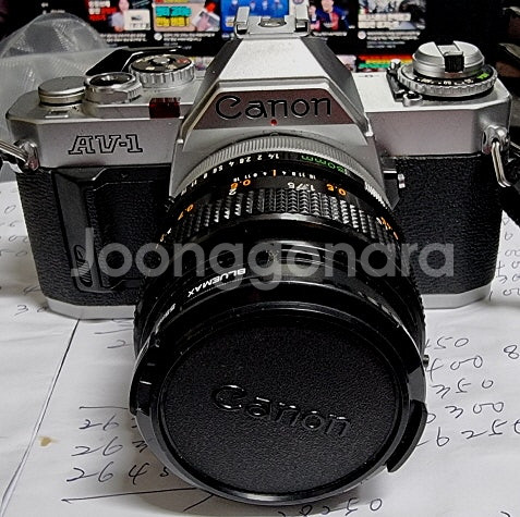 CANON 캐논 AF-1 필름카메라 밧데리 새것으로 교...--0