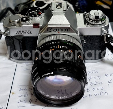 CANON 캐논 AF-1 필름카메라 밧데리 새것으로 교...--1