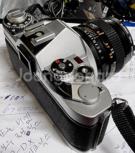 CANON 캐논 AF-1 필름카메라 밧데리 새것으로 교...--4