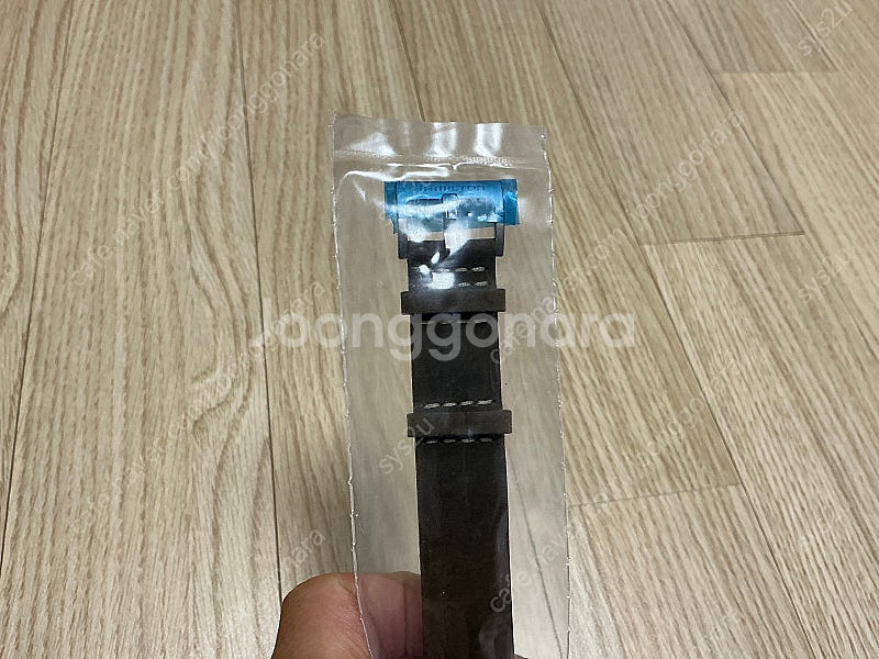 해밀턴 정품 브라운 가죽 스트랩 20mm--2
