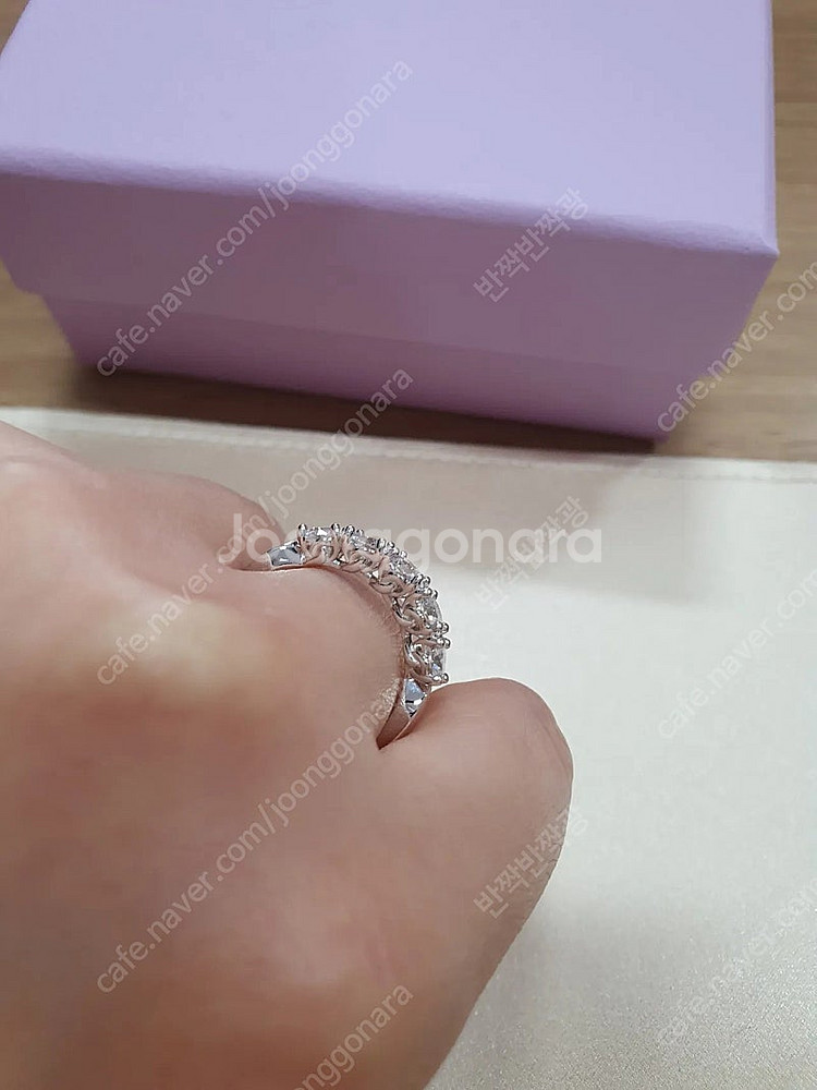 골든듀 타임리스러브 3부 하프 반지. 쌍지 아님.--2