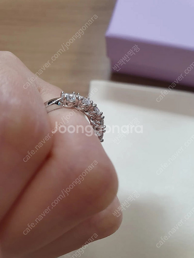 골든듀 타임리스러브 3부 하프 반지. 쌍지 아님.--4