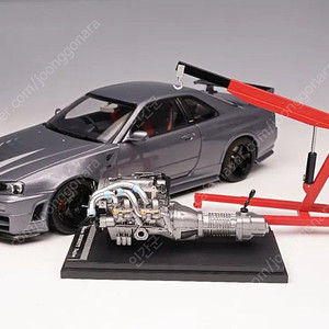 1:18 모터헬릭스 닛산 스카이라인 R34 GT-R CRS 다이캐스트 모형자동차