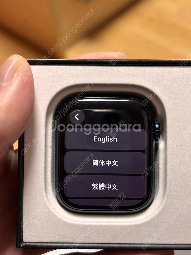 애플워치7 45mm 미드나이트--1