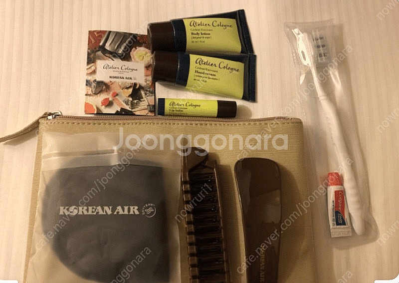 새상품// 대한항공 항공사 비지니스 어메니티--0