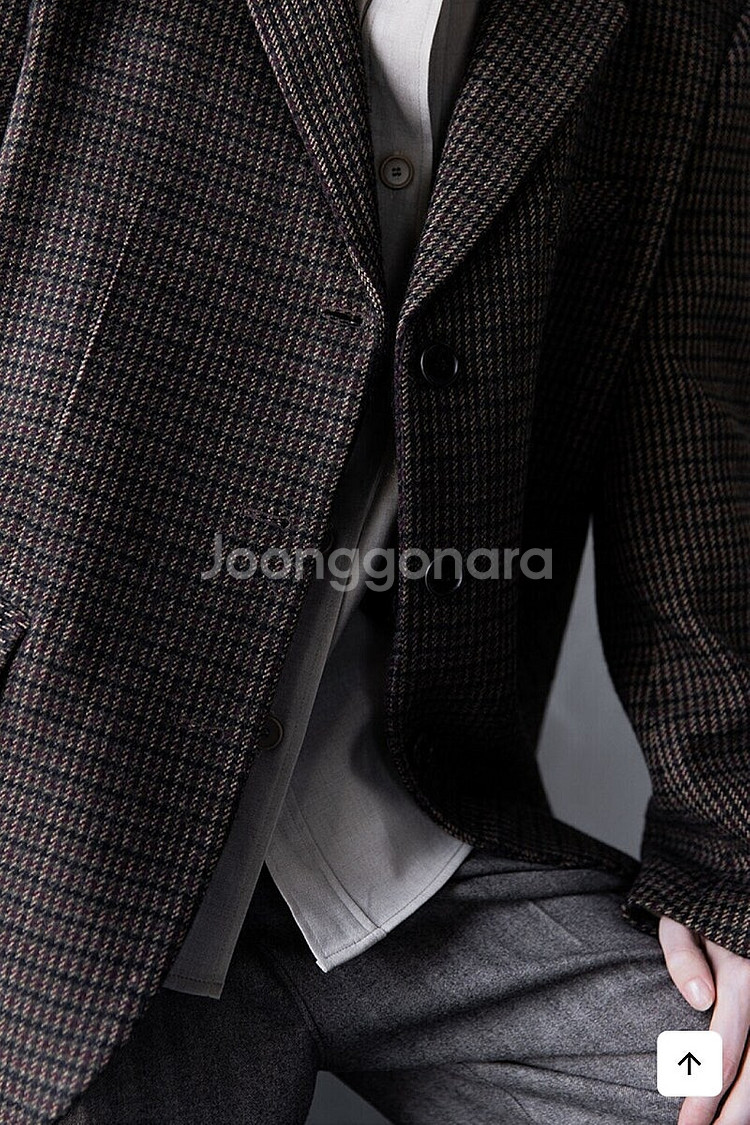 앤니즈 체크 울 자켓 Check wool jacket--2