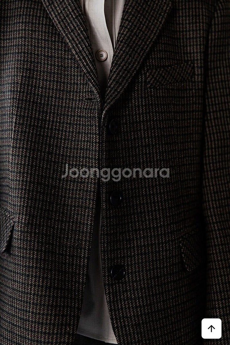 앤니즈 체크 울 자켓 Check wool jacket--3