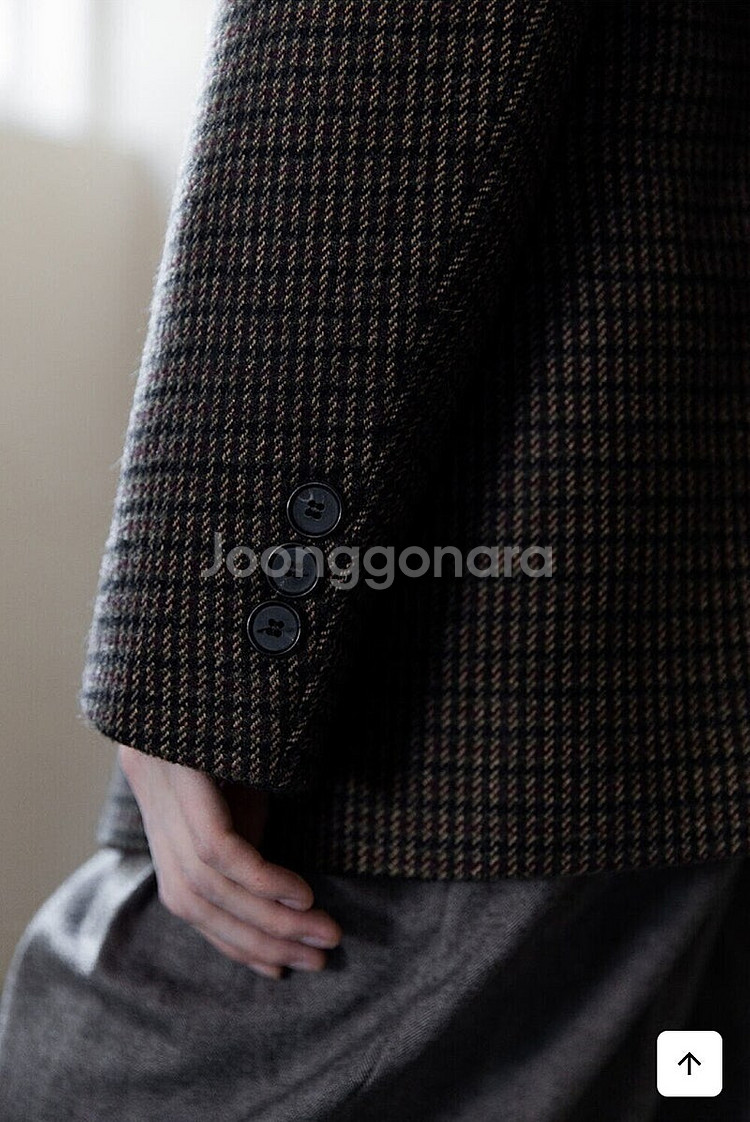 앤니즈 체크 울 자켓 Check wool jacket--4