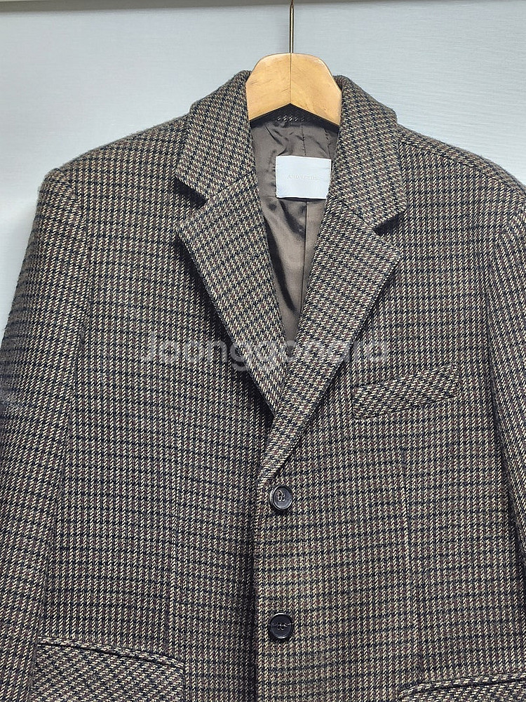 앤니즈 체크 울 자켓 Check wool jacket--7