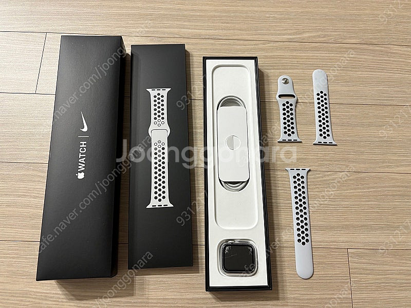 애플워치 화면파손 se 40mm 나이키에디션(정상작동)--0
