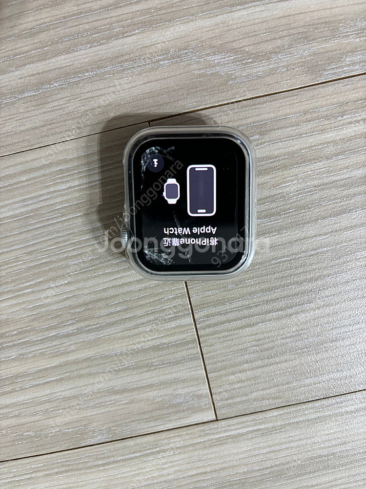 애플워치 화면파손 se 40mm 나이키에디션(정상작동)--3