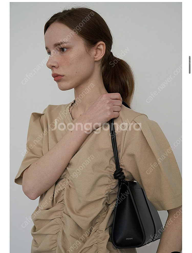 스퀘어라인 숄더백--0