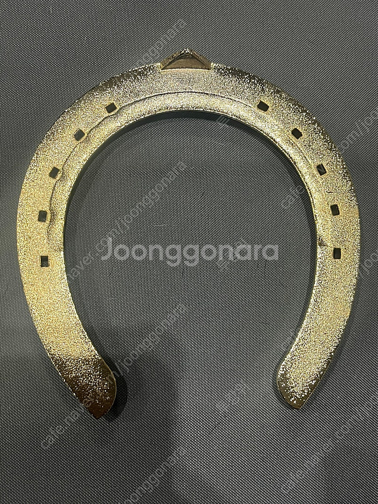 행운의 순금 경주마 말편자 재물운 금전운--2