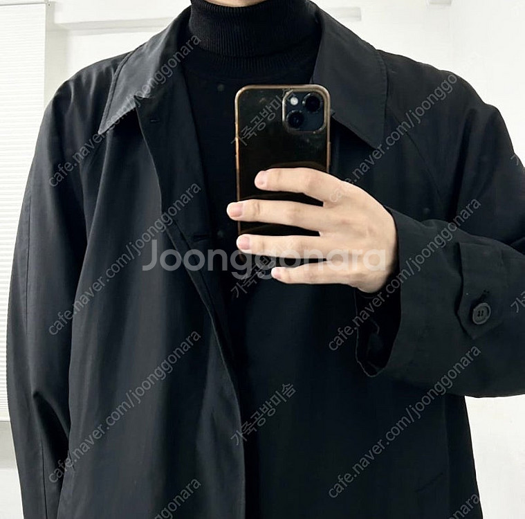 생로랑 slp / 폴리쉘 나일론? 롱 트렌치 코트 / ...--2