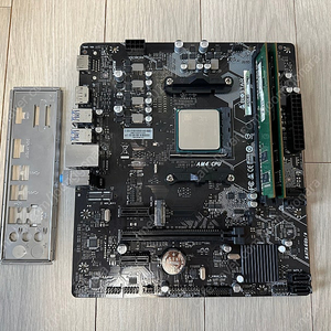 [개인] 라이젠 3200G + 바이오스타 A520MS(리퍼) + DDR4 8G (4+4) 세트 판매합니다.