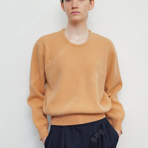 문달 basic round knit in beige