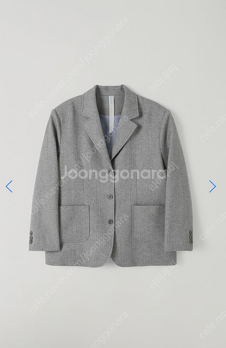 타낫 오버사이즈 뮤티드 자켓 Oversized mute...--0