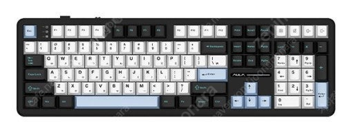 삽니다) AULA 독거미 F108 스카이 블랙 저소음 ...--0