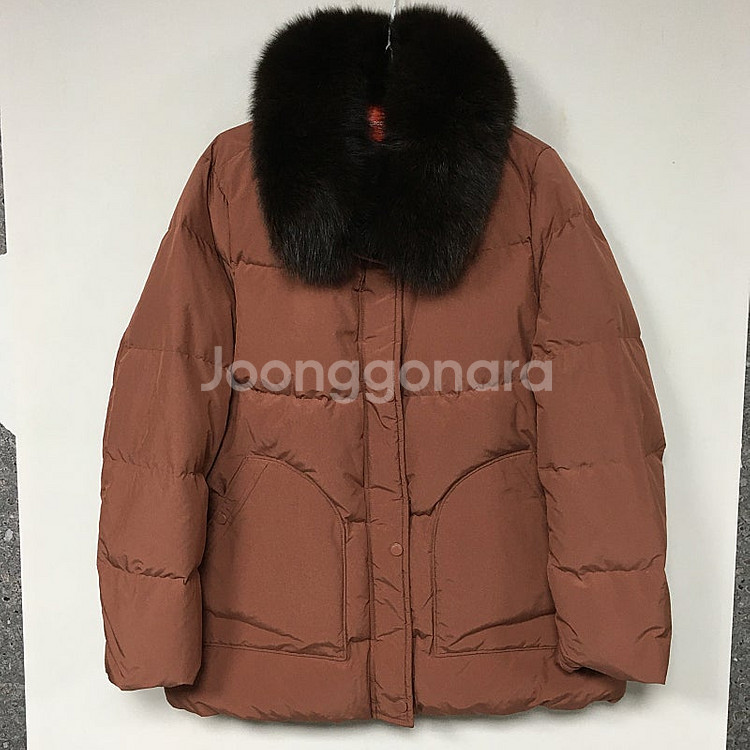 크로커다일 레이디스 폭스퍼 다운 패딩 105--0
