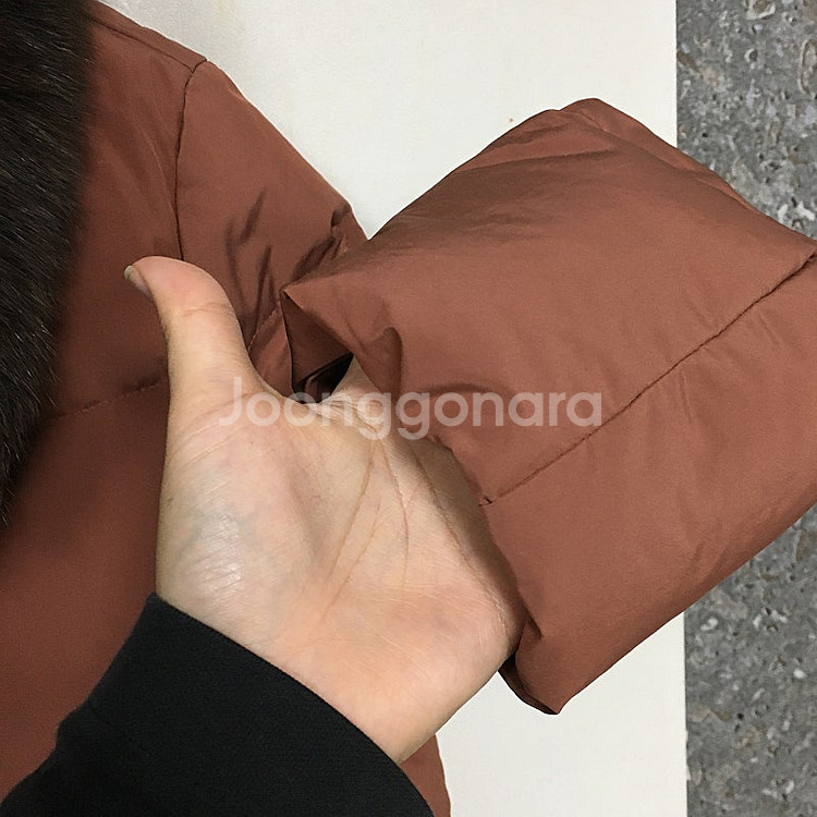 크로커다일 레이디스 폭스퍼 다운 패딩 105--2