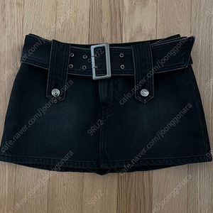 페인오어플레져 MARS DENIM SKIRT BLACK S