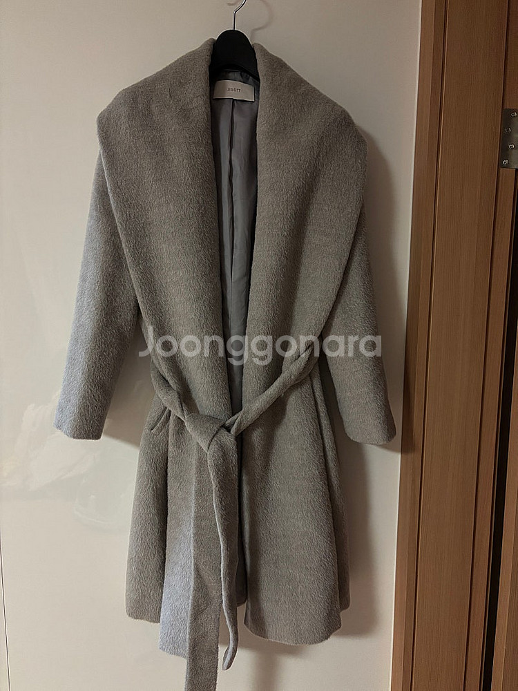 지고트 수리알파카 럭셔리 숄카라 코트 결혼식 하객룩 189000원--0