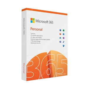 마이크로소프트 MS 오피스 365 퍼스널 1년 이용권 미개봉 새제품 판매합니다. (MS Office)