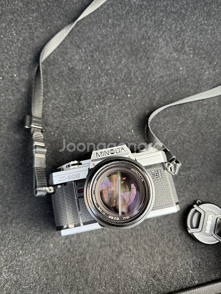 미놀타 x-300 필름카메라 가죽케이스포함--3