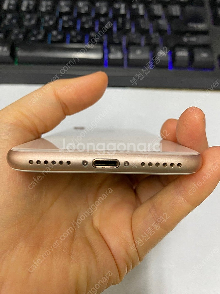 196515 아이폰8 로즈골드 SSS급 256GB 무잔...--6