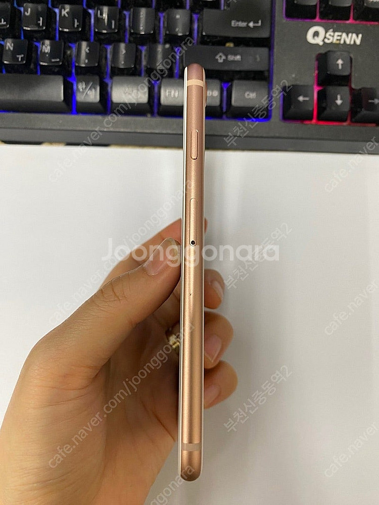 198621 아이폰8 로즈골드 SS급 256GB 무잔상 배터리성능100% 인스타 22만 부천--5