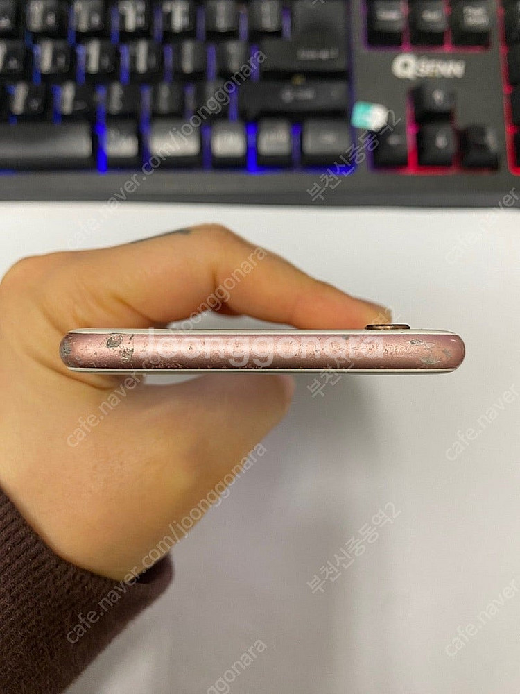 197000 아이폰6S 로즈골드 액정SS급 16GB 무...--2