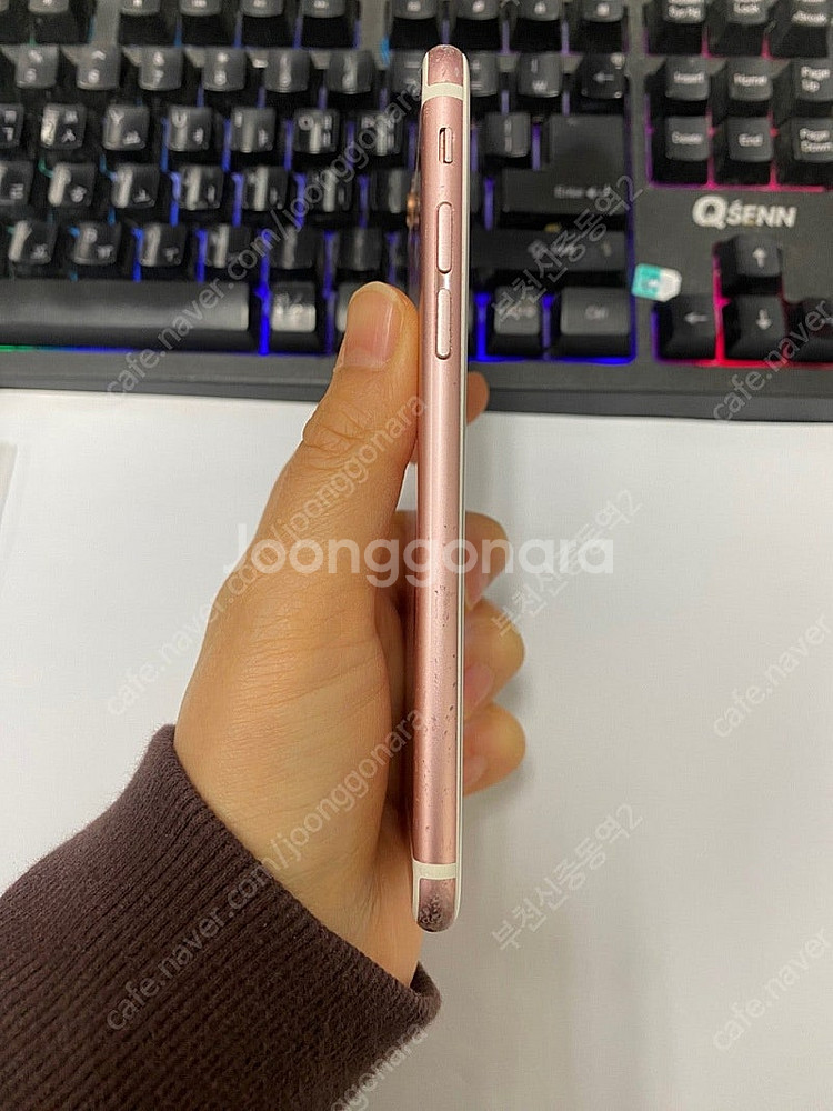 197000 아이폰6S 로즈골드 액정SS급 16GB 무...--3