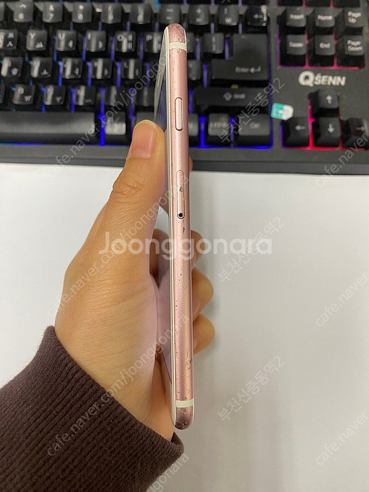 197000 아이폰6S 로즈골드 액정SS급 16GB 무...--4
