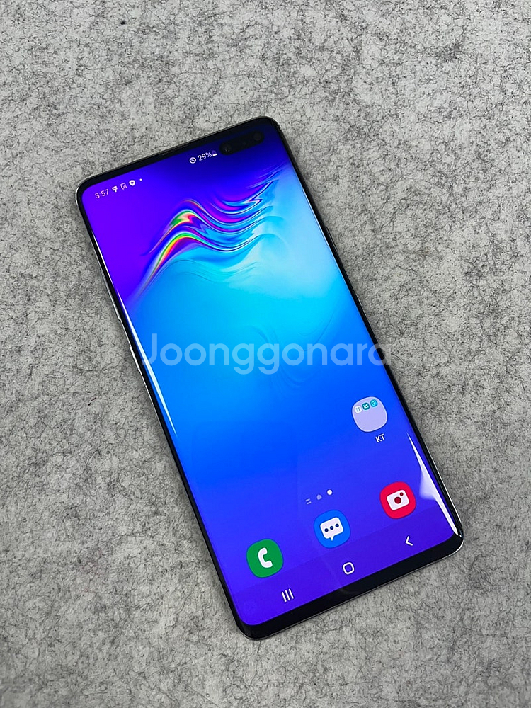 갤럭시 S10 5G 블루 256기가 미파손 외관 깔끔한...--3