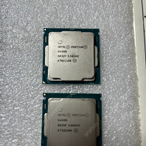 G4600 g4560 cpu 2개 (택포)