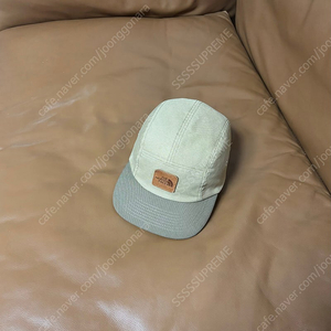 Nanamica 나나미카 노스페이스 퍼플라벨 캠프캡 모자 (Leather Logo Washed Tan)