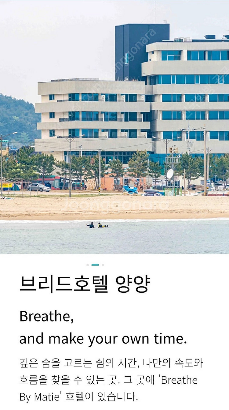 1월 설연휴 한화리조트 양양 브리드호텔 오션뷰 양도합니...--0