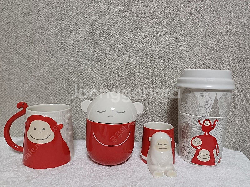스타벅스 신년 레드몽키 머그 237ml 스타벅스 201...--0