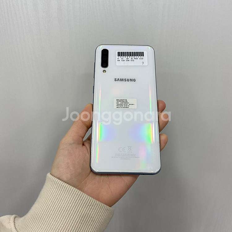 56124 갤럭시A50 64기가 해외판 화이트 공기계 ...--3