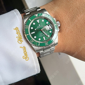 [정품] 롤렉스 서브마리너 헐크 그린 116610LV (Rolex Submariner Green Hulk)