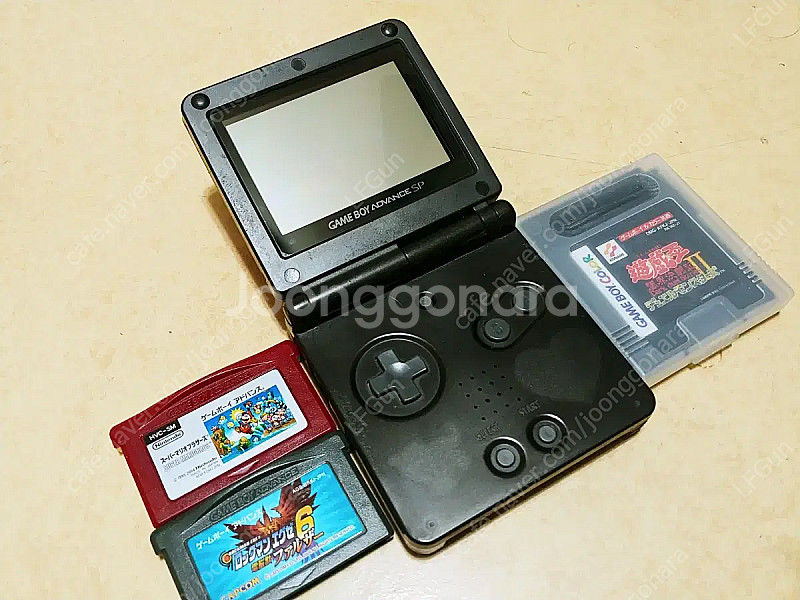 GBA SP 순정 본체 (AGS-001) 블랙색상 + ...--0