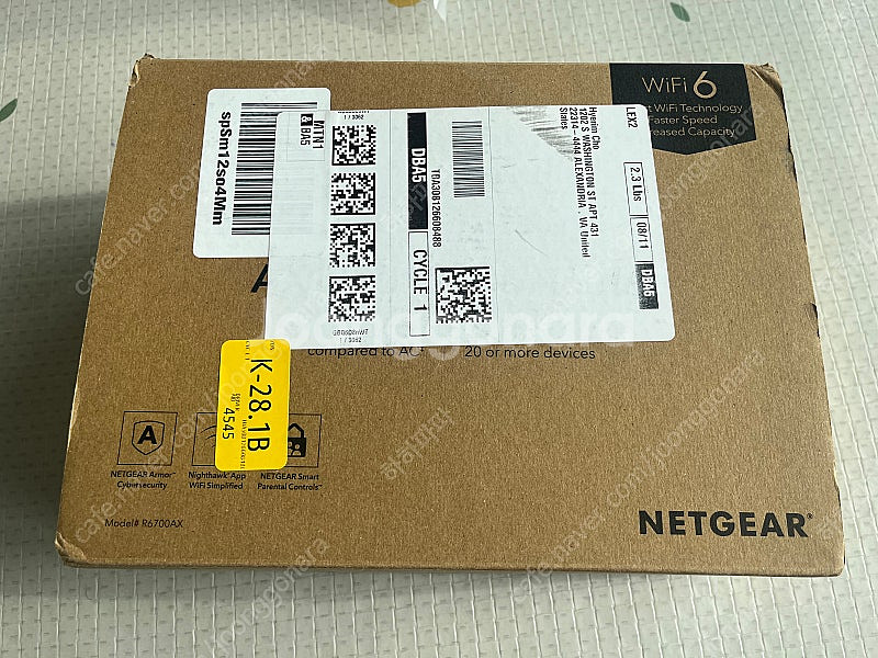 넷기어 라우터 공유기 AX1800 (R6700AX)--6