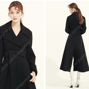 [아보아보] CASHMERE WOOL FLARE COAT