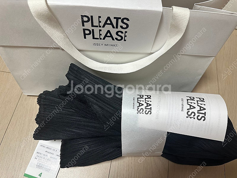 정품 플리츠플리즈 먼슬리 원피스 블랙 새상품--2